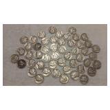$5 FACE VALUE MERCURY DIMES 90%