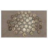 $5 FACE VALUE ROOSEVELT DIMES 90%