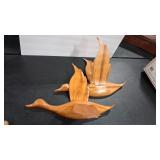 2 - MCM HANDCRAFTED WOOD DUCKS