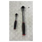 2 SNAP-ON BI-MATERIAL SWIVEL HEAD RATCHETS