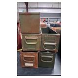 5 - METAL UTILITY DRAWERS