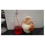 SIERRA VISTA CALIF. POTTERY ROOSTER COOKIE JAR &