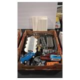 MARKLIN HO TRACK , CAR & BUILDING ASSORTMENT