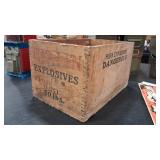 TROJAN EXPLOSIVES WOOD CRATE
