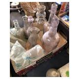 MILK BOTTLES, LIQUOR BOTTLES & OTHERS