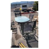 PATIO TABLE & 4 CHAIRS