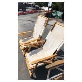 2 SLING STYLE LAWN CHAIRS