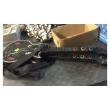 2 VIDEO GAME GUITARS