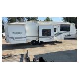 2002 MONTANA 3655 FL FIFTH WHEEL TRAVEL TRAILER,