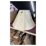 LEATHER LAMP SHADE & HANGING PLANTERS