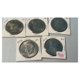 5 EISENHOWER DOLLARS