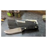 TIGER SHARK KNIFE & SHEATH W/ EXTRA BLADE
