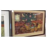 DEWAIN VALENTINE FRAMED PRINT