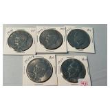 5 EISENHOWER DOLLARS