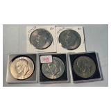 5 EISENHOWER DOLLARS