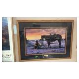 'HURRY SUN UP' FRAMED TIM COX PRINT