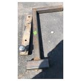 RECEIVER HITCH EXTENSION & 2' TRAILER BALL &S