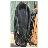 BLACK SNOW SLED
