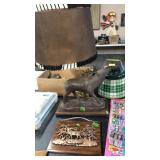 MONTANA ELK PLAQUE & ELK THEMED LAMP