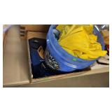 BUCKET OF SHOP RAGS & BAGS