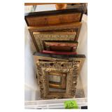 TOTE OF PICTURES & FRAMES
