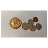6 COINS & TOKENS