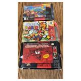 PAPER MARIO, SPIDERMAN, MAXIMUM CARNIAGE, DONKEY