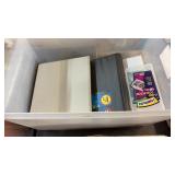 TOTE W/ TRADING CARD ALBUMS & CARDS