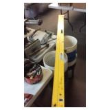 STABILA 6FT PLATE LEVEL, YELLOW