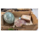 STONE EGG, STONE BOX & COASTERS