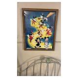 MICKEY MOUSE 1986 FRAMED PRINT