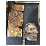 2 NATIVE AMERICAN CARVINGS