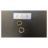 2 PR OF 925 SILVER EARRINGS