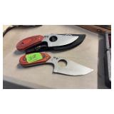 2 ROCKY MOUNTAIN ELK FOUNDATION KNIVES W/ SHEATH