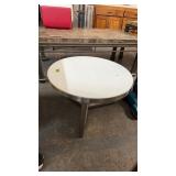 ROUND SIDE TABLE, 20' DIA 16' TALL