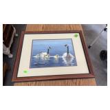 SIGNED & NUMBERED GOOSE PRINT, 20'X16'