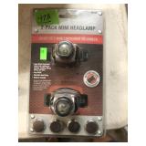 PK OF 2 MINI HEAD LAMPS