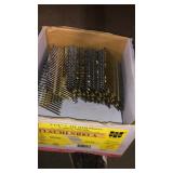 PARTIAL BOX OF  3 1/4 ' COATED STRIP NAILS