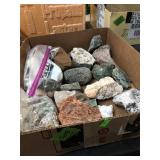 BX W/ CRYSTALS, ROCKS & AGATES
