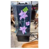 FIBER OPTIC FLOWER MUSIC BOX