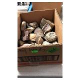 BX W/ ROCKS & AGATES