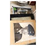 GROUP OF OLD PHOTOGRAPHS & DISPLAY CASE