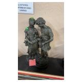 ANTIQUE FIGURATIBE BRONZE DEPICTING YOUNG COUPLE