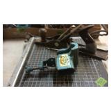 PAPER CUTTING BOARD, CLAMP ON VISE & WOOD PLANE