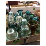 BX OF GLASS INSULATORS