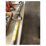 SLEDGE HAMMER, PAINT POLE, PRY BAR & SQUARE