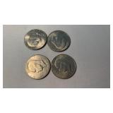 4 EISENHOWER DOLLARS