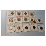 15 LINCOLN CENTS FROM 1950'S & 60'S