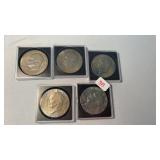 5 EISENHOWER DOLLARS