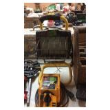 DRILL BIT SHARPENER & HALOGEN WORK LIGHT